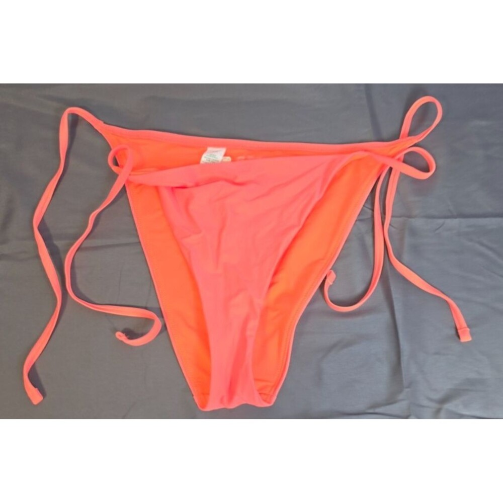 Aerie Cheekiest Swim Bathing Suit Bottom String Tie Sides XXL 2XL Orange New